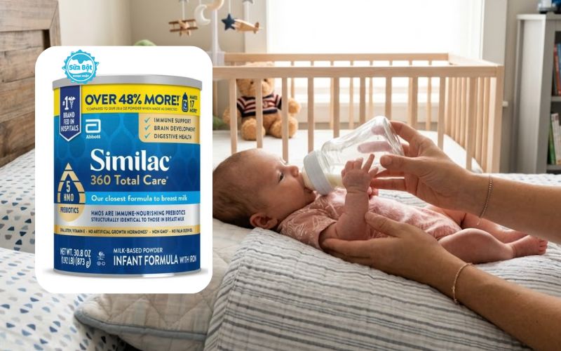 Sữa Similac 360 Total Care 5 HMO Prebiotics giúp hệ vi sinh đường ruột của bé khỏe mạnh hơn Sữa Similac 360 Total Care 5 HMO Prebiotics giúp hệ vi sinh đường ruột của bé khỏe mạnh hơn