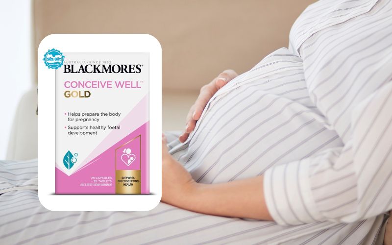 Blackmores Conceive Well Gold cung cấp đa dạng dưỡng chất cho chị em mong muốn mang thai