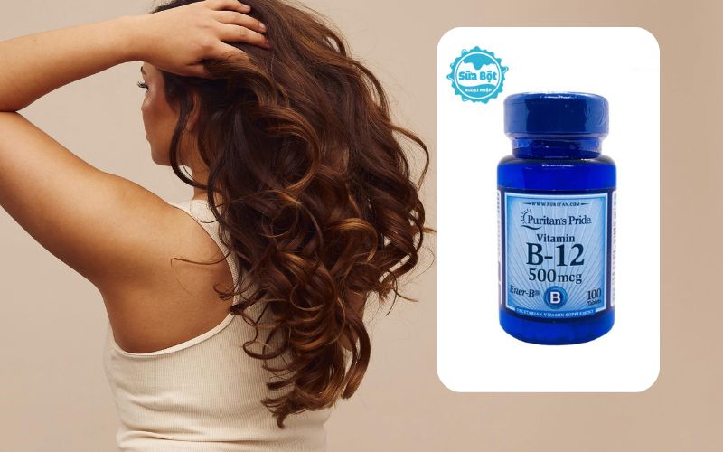 Puritan’s Pride vitamin B12 500mcg hỗ trợ làm đẹp da, hỗ trợ sức khỏe tóc và móng
