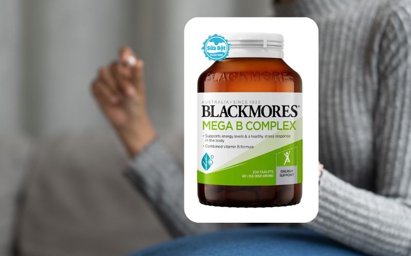 Blackmores Mega B Complex dùng mỗi ngày 1 viên tiện lợi cho người hiện đại bận rộn
