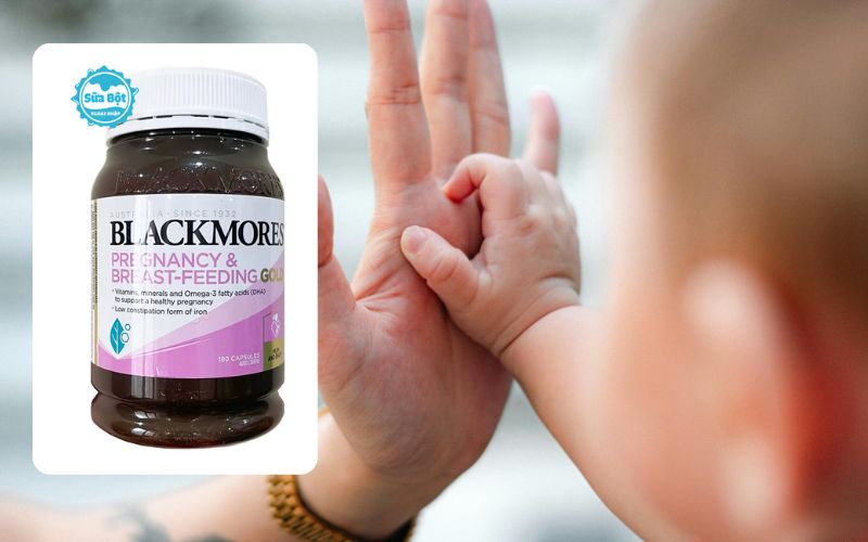 Blackmores Pregnancy & Breast-Feeding Gold không có mùi tanh, hương vani dễ chịu