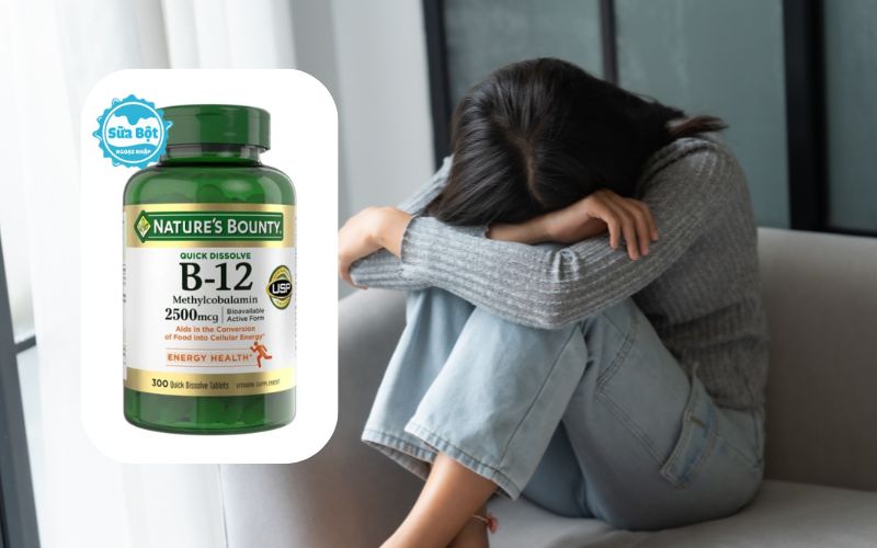 Viên ngậm Nature’s Bounty vitamin B12 2500mcg giảm mệt mỏi, hỗ trợ chuyển hóa năng lượng