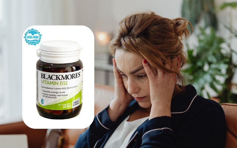 Puritan’s Pride vitamin B12 500mcg giảm stress, làm đẹp cho da
