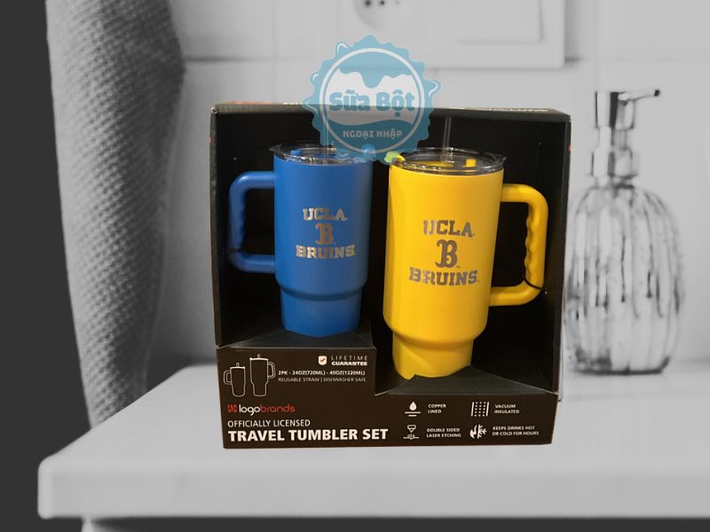 Ly giữ nhiệt UCLA Bruins Travel Tumbler vệ sinh sạch sẽ sau mỗi lần dùng