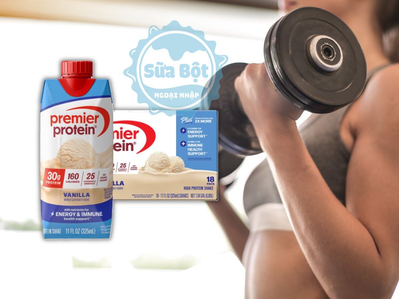 Sữa Premier Protein Shake cung cấp 30g protein hỗ trợ duy trì cơ bắp