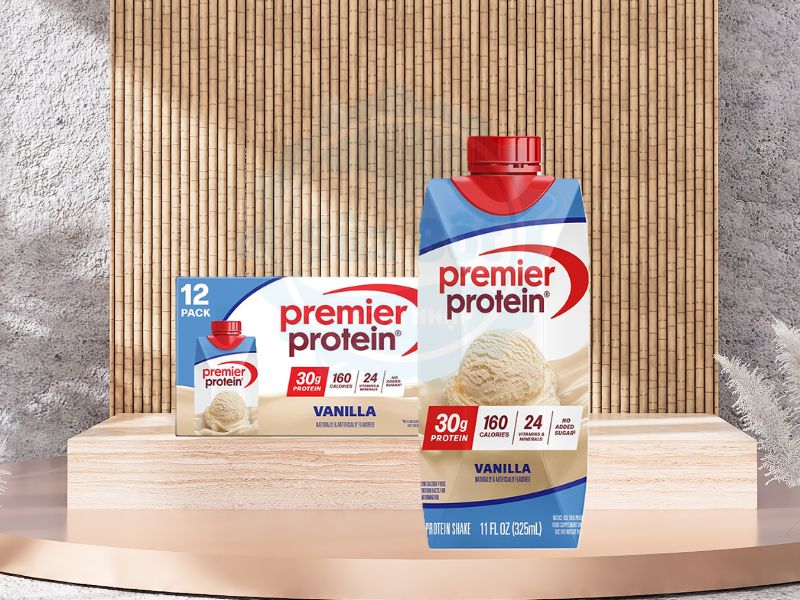 Trước khi sử dụng sữa Premier Protein nên lắc đều hộp Trước khi sử dụng sữa Premier Protein nên lắc đều hộp