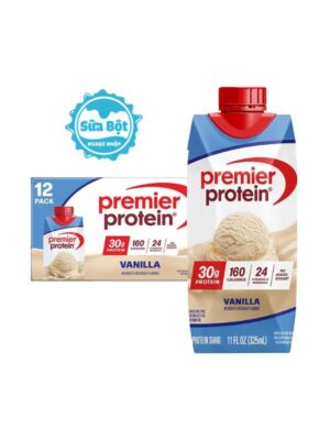 Sữa Premier Protein Shake 30g protein hương vani của Mỹ thùng 12 hộp
