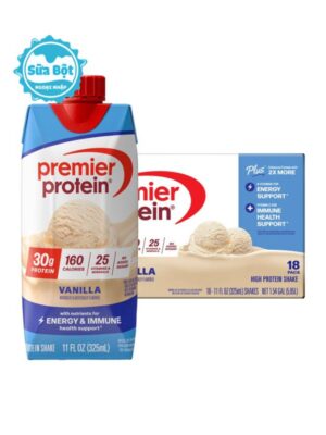 Sữa Premier Protein Shake 30g protein hương vani của Mỹ thùng 18 hộp