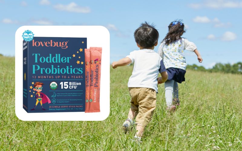 Men vi sinh hữu cơ Lovebug Probiotic hỗ trợ tiêu hóa, tăng đề kháng cho trẻ Men vi sinh hữu cơ Lovebug Probiotic hỗ trợ tiêu hóa, tăng đề kháng cho trẻ