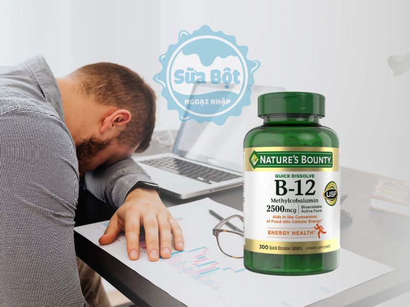 Viên uống Nature’s Bounty vitamin B12 2500mcg hỗ trợ chuyển hóa năng lượng, giảm mệt mỏi