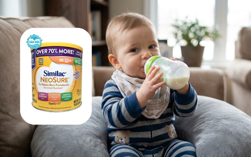 Sữa Similac Neosure lon 646g hỗ trợ phát triển não bộ, thị lực, xương