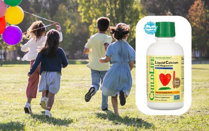 ChildLife Liquid Calcium With Magnesium giúp hỗ trợ phát triển xương răng cho bé ChildLife Liquid Calcium With Magnesium giúp hỗ trợ phát triển xương răng cho bé