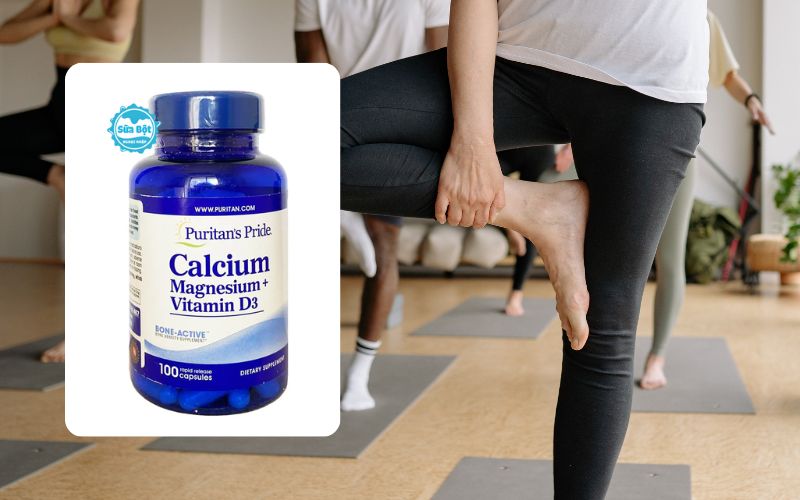 Puritan’s Pride Calcium Magnesium Vitamin D3 tăng miễn dịch, ngừa loãng xương Puritan’s Pride Calcium Magnesium Vitamin D3 tăng miễn dịch, ngừa loãng xương