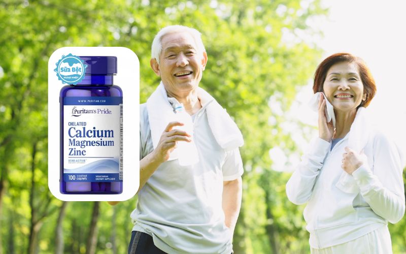 Puritans Pride Calcium Magnesium Zinc hỗ trợ cho hệ xương khớp chắc khỏe Puritans Pride Calcium Magnesium Zinc hỗ trợ cho hệ xương khớp chắc khỏe