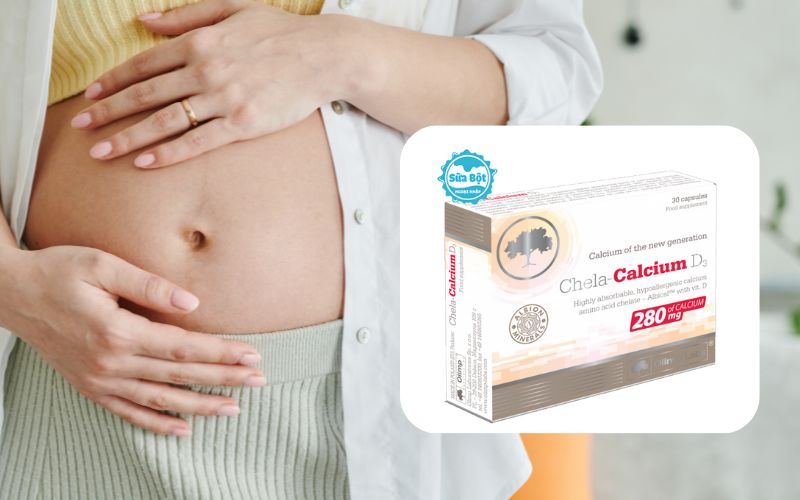 Chela-Calcium D3 cung cấp canxi và cả vitamin D3 cho bà bầu Chela-Calcium D3 cung cấp canxi và cả vitamin D3 cho bà bầu