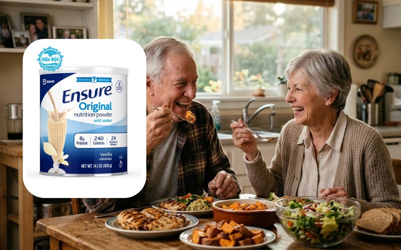 Sữa Ensure Original Nutrition Powder bổ sung nhiều khoáng chất, vitamin, đạm Sữa Ensure Original Nutrition Powder bổ sung nhiều khoáng chất, vitamin, đạm