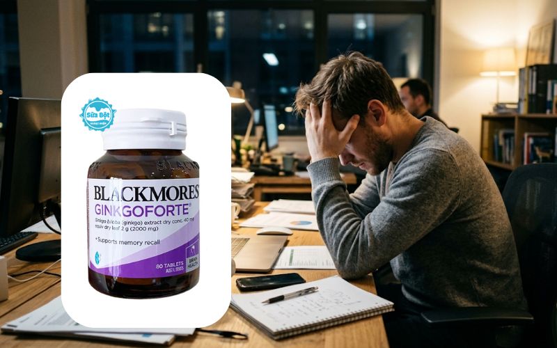 Blackmores Ginkgo Forte tăng cường nhận thức, cải thiện trí nhớ