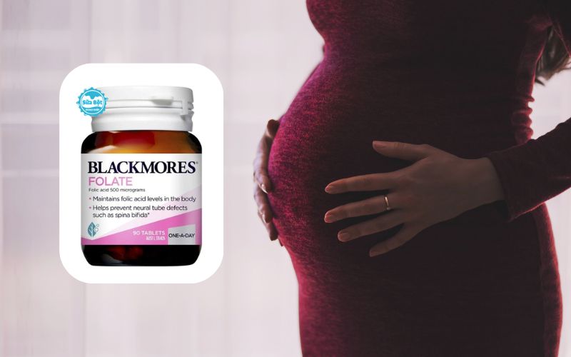 Viên uống bổ sung axit folic cho bà bầu này dạng viên nén dễ dùng