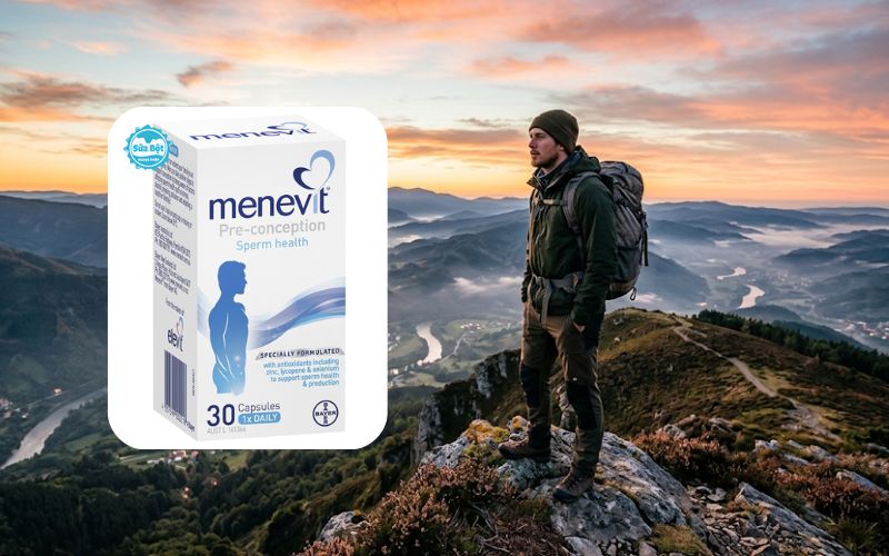 Viên uống Menevit Úc tăng cường tỉ lệ thụ thai