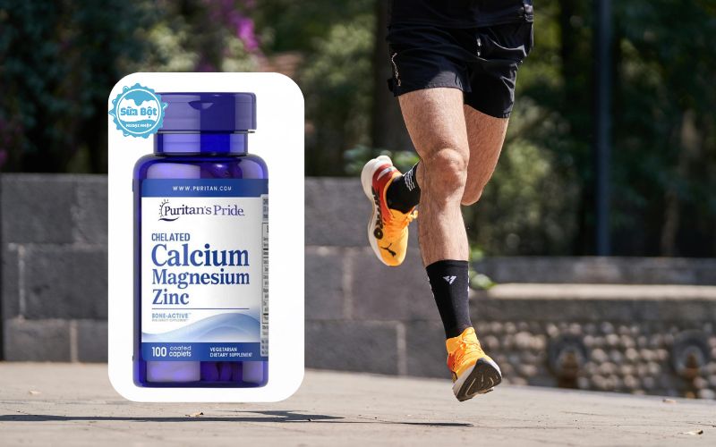Puritans Pride Calcium Magnesium Zinc cung cấp canxi, magie và cả kẽm Puritans Pride Calcium Magnesium Zinc cung cấp canxi, magie và cả kẽm