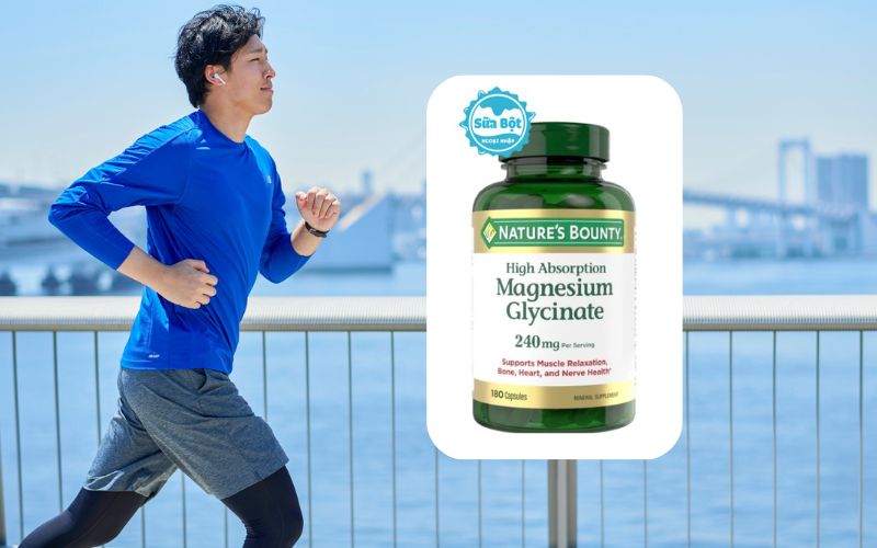 Nature’s Bounty Magnesium Glycinate 240mg hỗ trợ tim mạch, hệ thần kinh, cơ bắp Nature’s Bounty Magnesium Glycinate 240mg hỗ trợ tim mạch, hệ thần kinh, cơ bắp