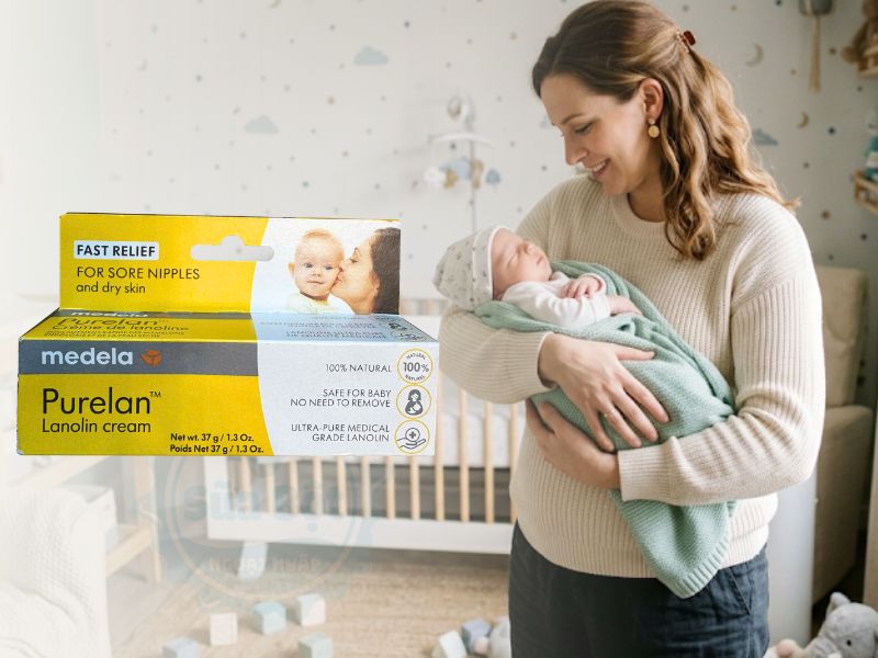 Kem bôi nứt đầu ti Medela Purelan 
