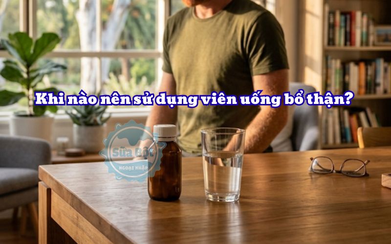Khi nào nên sử dụng viên uống bổ thận? Gợi ý các sản phẩm đáng chọn mua