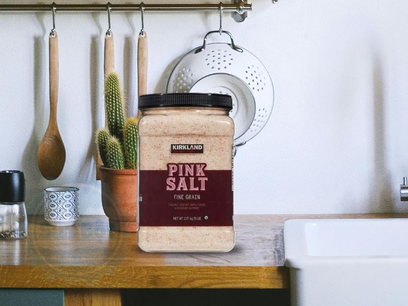 Muối hồng Kirkland Pink Salt Fine Grain 