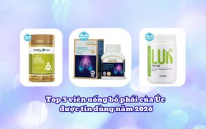 Top 3 viên uống bổ phổi của Úc được tin dùng năm 2026