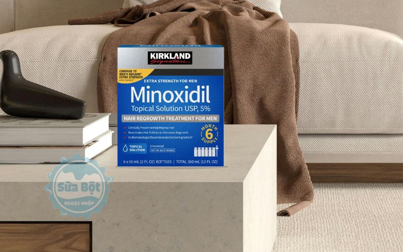 Dung dịch Minoxidil 5% Kirkland sử dụng