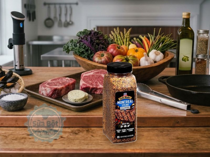 Gia vị ướp thịt bò McCormick Grill Mates Montreal Steak Seasoning 