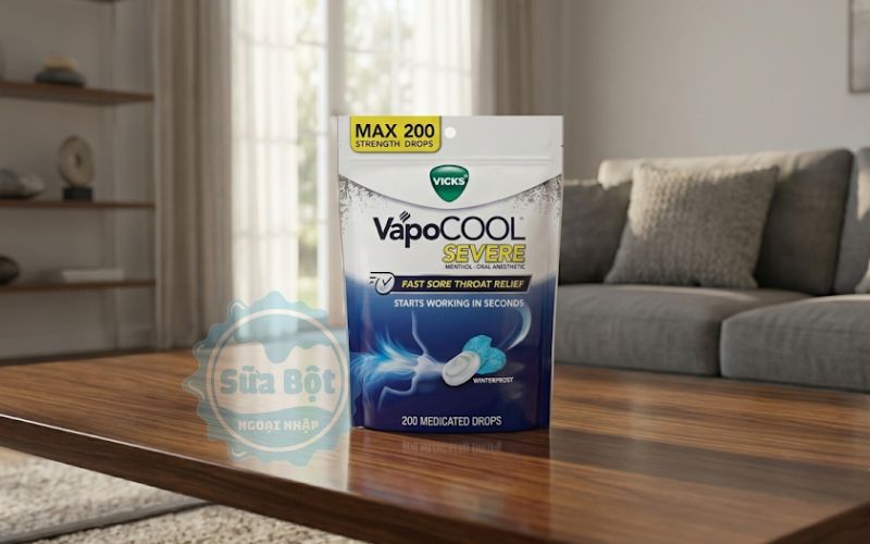 Kẹo ngậm Vicks Vapocool Severe 