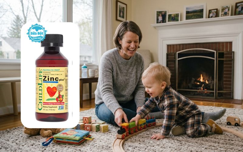 Kẽm Childlife ZinC Plus 