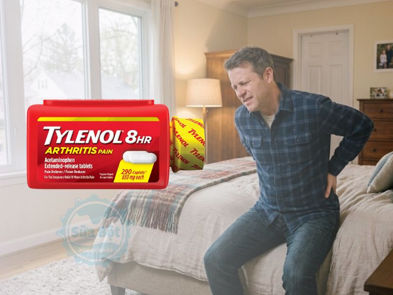 Viên uống Tylenol 8hr Arthritis Pain 650mg