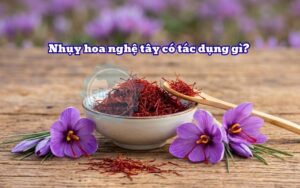 Nhụy hoa nghệ tây có tác dụng gì? Gợi ý một số sản phẩm đáng chọn mua