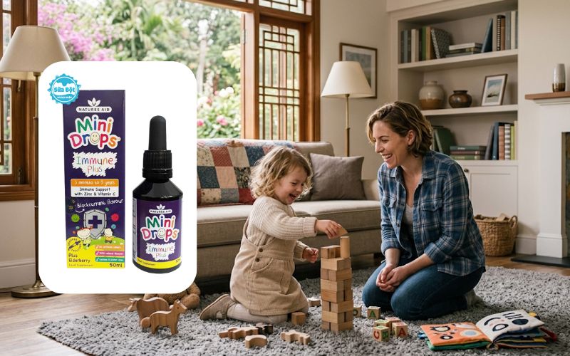 Natures Aid Mini Drops Immune Plus 