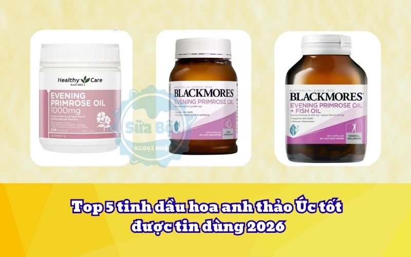 Top 5 tinh dầu hoa anh thảo Úc tốt được tin dùng 2026