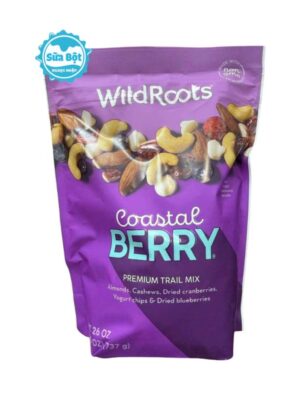 Hạt hỗn hợp Wildroots Coastal Berry Trail Mix của Mỹ túi 737g