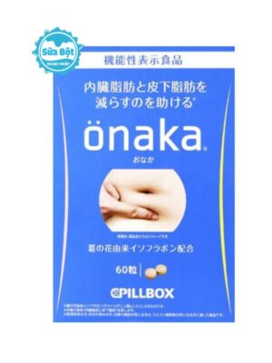 Viên uống Onaka Pillbox hỗ trợ giảm mỡ bụng Nhật Bản 60 viên