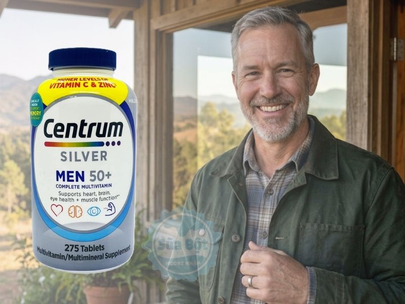 Vitamin tổng hợp Centrum Silver Men 50+ phù hợp với nam giới trên 50 tuổi