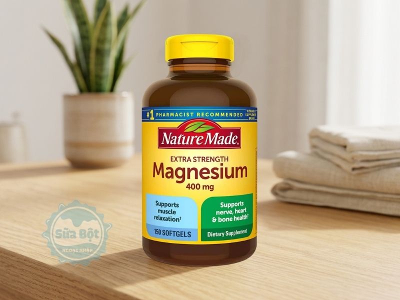 Nature Made Extra Strength Magnesium 400mg giá cả