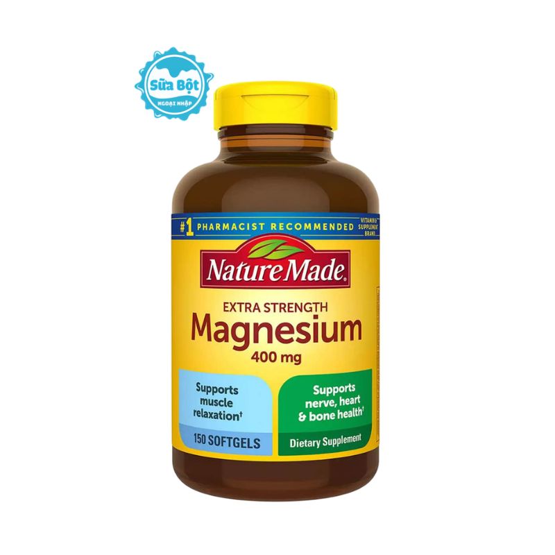 vien-uong-bo-sung-magie-nature-made-thump Viên uống bổ sung Magie Nature Made Extra Strength Magnesium 400mg Mỹ 150 viên
